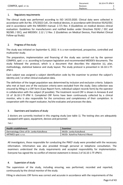 Zpráva o následné klinické studii po uvedení na trh (studie PMCF): Ověření účinnosti a bezpečnosti zdravotnického prostředku JETT PLASMA Medical II 4-4.jpeg